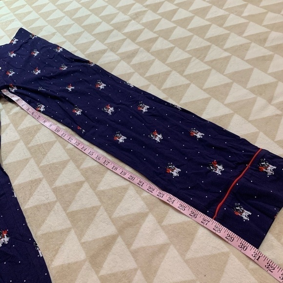 J crew ag648 holiday Frenchie pajama bottoms - Picture 6 of 8